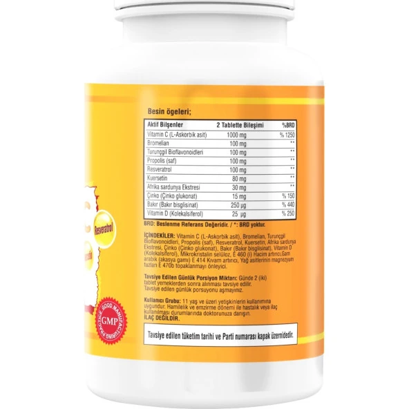 Ncs Vitamin C Çinko Propolis 180 Tablet Vitamin D - 2