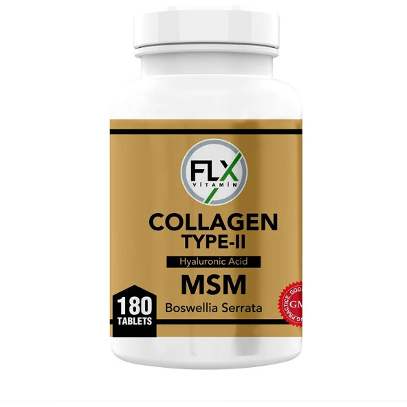 Flx Collagen Type-Iı Hyaluronic Acid Msm Boswellia Serrata 180 Tablet