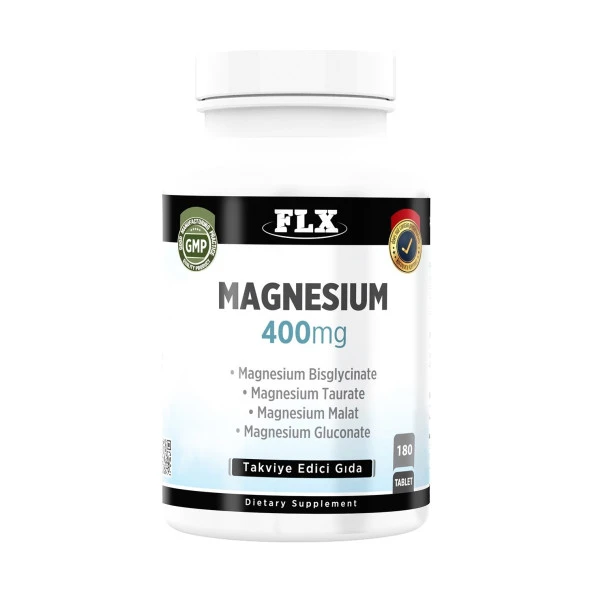 Flx Magnesium Bisglisinat Malat Taurat Glukonat 180 Tablet   Collagen Peptides Tip 1-3 Balık Kolajeni 60 Tablet - Resim 2