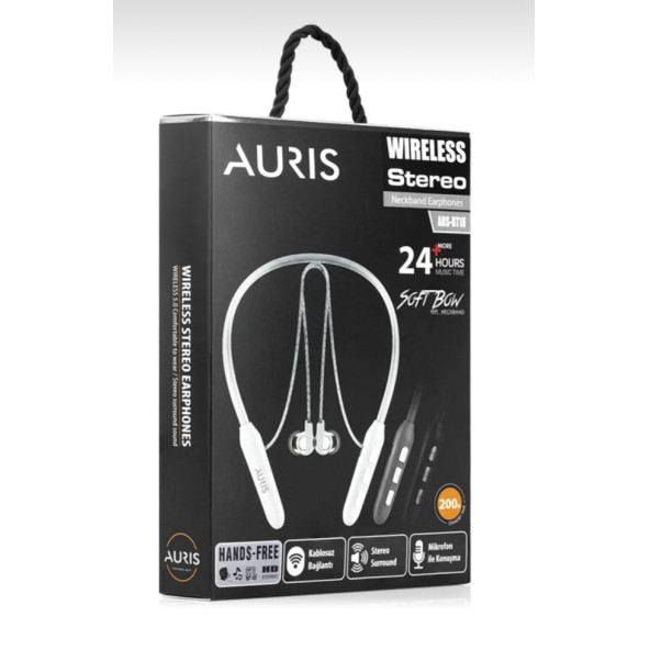 AURİS ARS-BT18 Boyun Askılı Bluetooth Kablosuz Kulaklık 24 Saat - 5