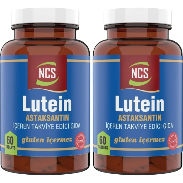 Ncs Lutein 15 Mg Astaksantin 12 Mg 2 x 60 Tablet 120 Tablet ürün görseli