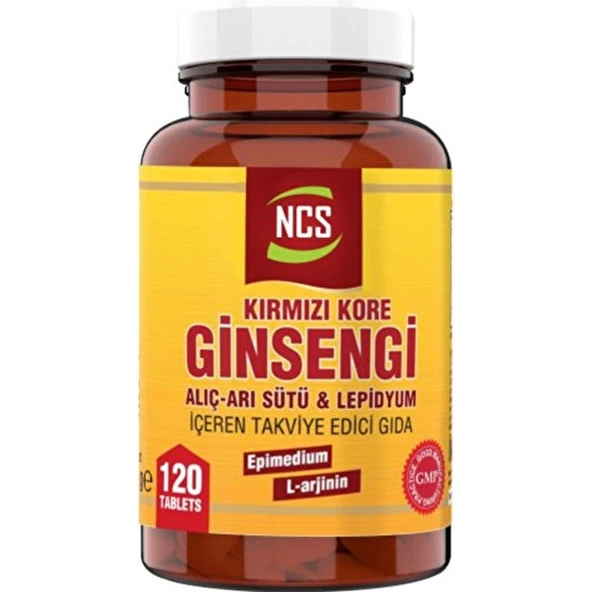 Ncs Korean Red Ginseng  Alıç Arı Sütü L Arginin 120 Tablet