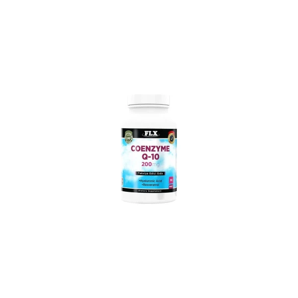 Flx Coenzyme Q-10 200 Mg Hyoluronic Acid Resveretrol 90 Tablet