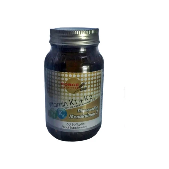Force Nutrition Vitamin K1 K2 60 Softgels ürün görseli