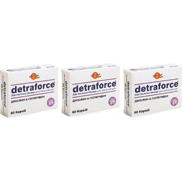 Force Nutrition Detraforce 60 Kapsül  3 Adet