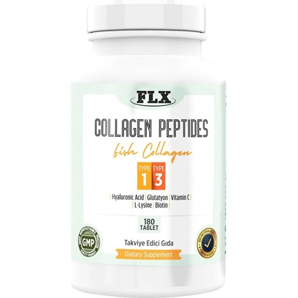 Flx Collagen Peptides Tip 1-3 Balık Kolajeni 180 Tablet