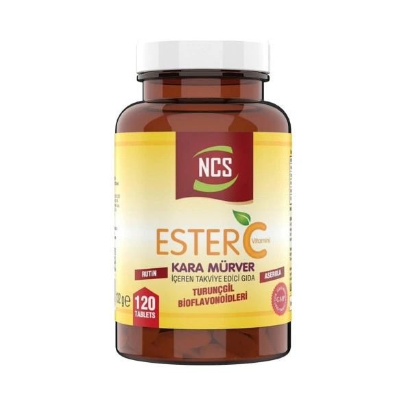 Ncs Ester C Vitamini 1000 Mg Kara Mürver Vitamin C 120 Tablet