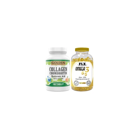 Ncs Golden Arizona Collagen 180 Tablet  Flx Omega 3-6-9 90 Tablet