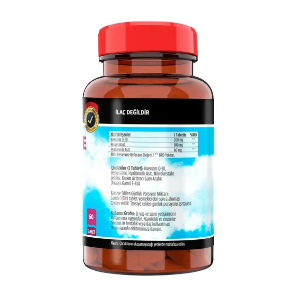 Flx Coenzyme Q-10 200 Mg 60 Tablet   Flx Kollajen Tip 1-3 60 Tabl - Resim 3