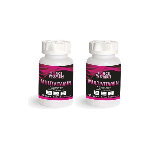 Force Nutrition Multivitamin Women 120 Tablet 2 Kutu