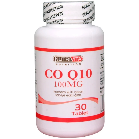 Nutrivita Nutrition Co Q10 100 Mg 30 Tablet