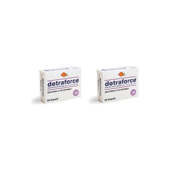 Force Nutrition Detraforce 60 Kapsül 2 Adet ürün görseli