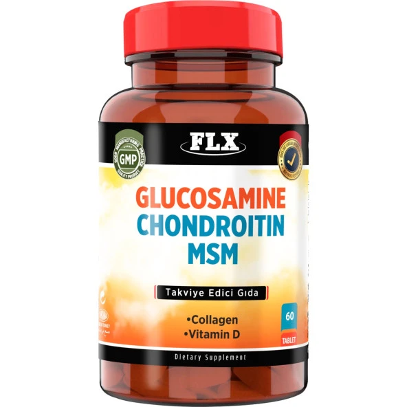 Flx Kollajen Glukozamine Kondroitin Msm Vitamin D 60 Tablet