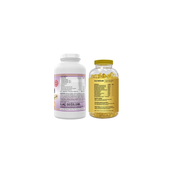 Ncs Kollajen Tip 1-2-3 300 Tablet   Flx Omega 3-6-9 90 Tablet