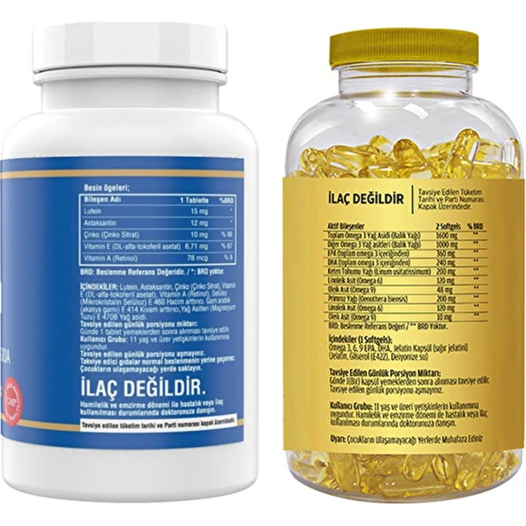 Ncs Saw Palmetto 180 Tablet  Flx Omega 3-6-9 90 Tablet - Resim 2