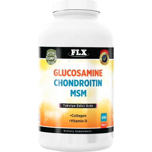 Flx Kollajen Glukozamine Kondroitin Msm Vitamin D 300 Tablet