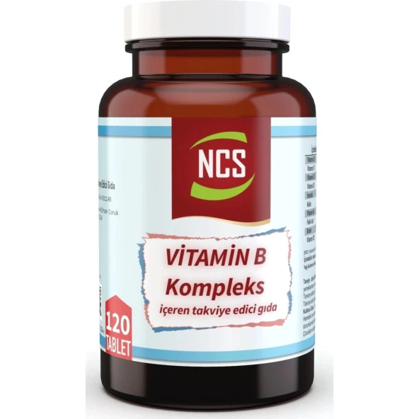 Ncs Vitamin B Complex B Vitaminleri 120 Tablet