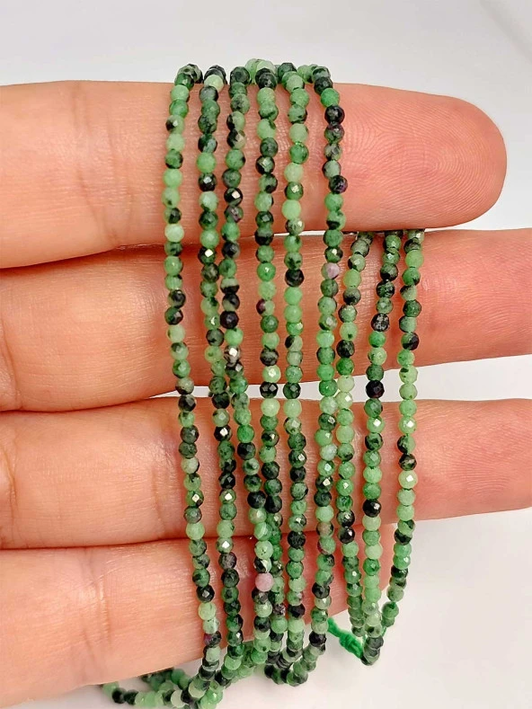 Anyolit (Rubizoit- Rubyzoisit) Taşı Dizi 1.8mm (45456) ürün görseli