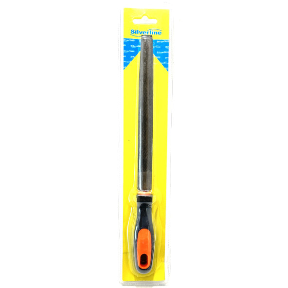 Silverline Saplı Yassı Eğe Yarım Yuvarlak 30 CM