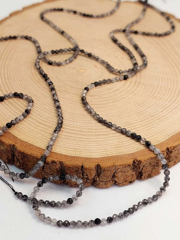 Rutil Kuvars Taşı Dizi 2mm (45458) - Resim 3