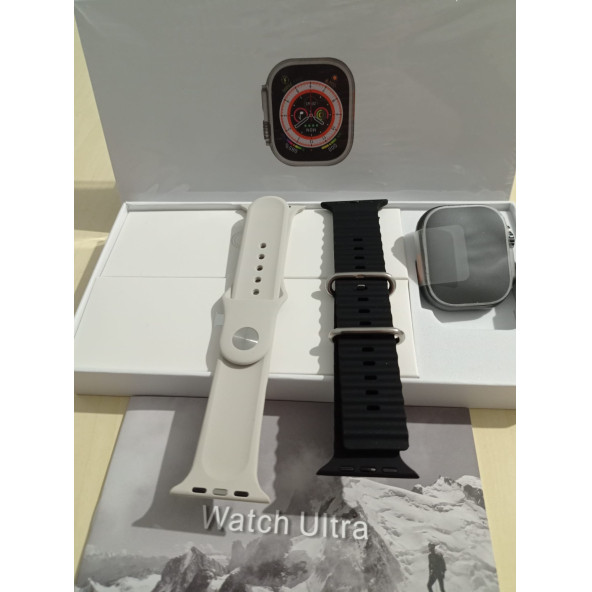 Gs Ultra 8 49 mm Vidalı Akıllı Saat Kordon Kilitleme ÇİFT KORDON  UYGUN FİYAT
