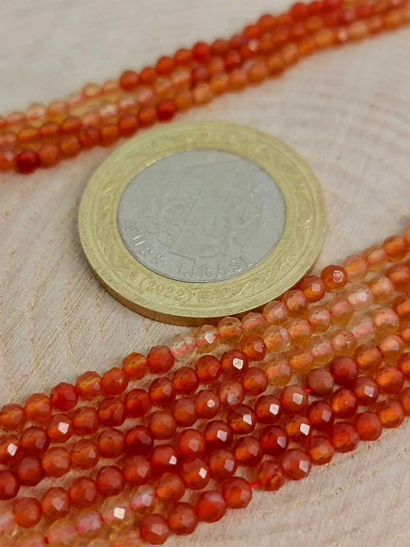 Akik Taşı Dizi 2.5mm (45462) - Resim 2