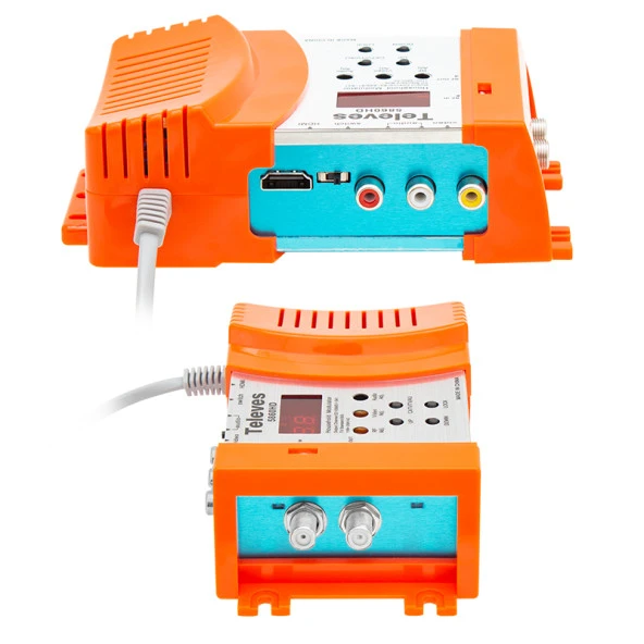 TELEVES 5860HD HDMI AV GİRİŞLİ FULL BAND RF MODÜLATÖR (AHD KAMERALAR İÇİN) - 5