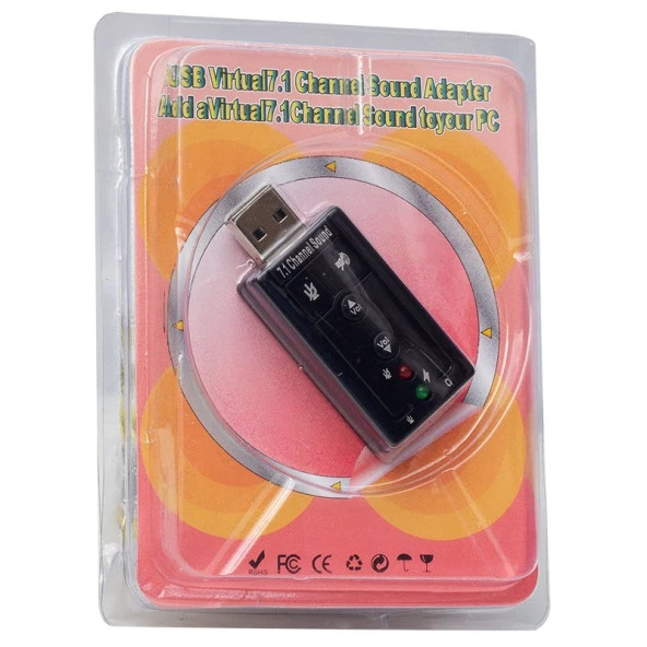 Powermaster 7.1 Ch USB 2.0 Ses Kartı PM-18063 - 6