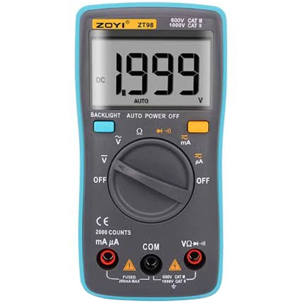 Zoyi ZT-98 Multimetre Ölçü Aleti - 4