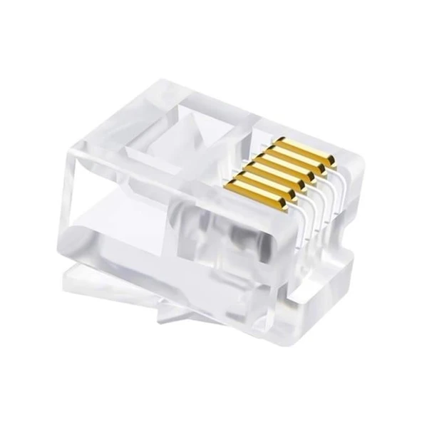 Powermaster Telefon Soketi 6P/6C (100'Lü Paket) - Resim 9