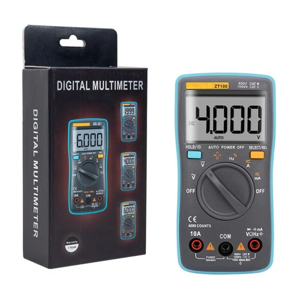 ZOYI ZT-100 TRUE RMS DİJİTAL ÖLÇÜ ALETİ - 6
