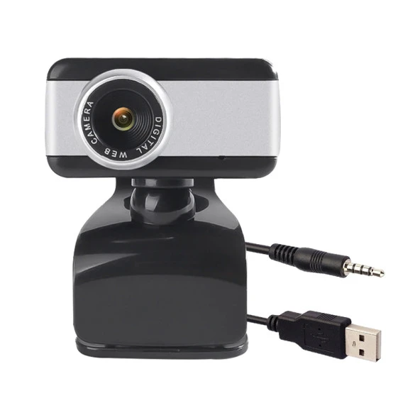 Powermaster Tak-Çalıştır 2 MP Mikrofonlu 480P Usb Webcam PC Kamera PM-2433 - 5