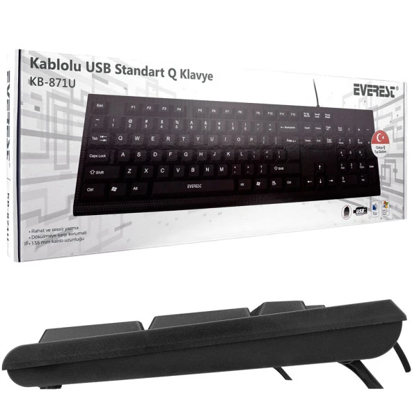 Everest KB-871U Usb Q Standart Klavye - 3