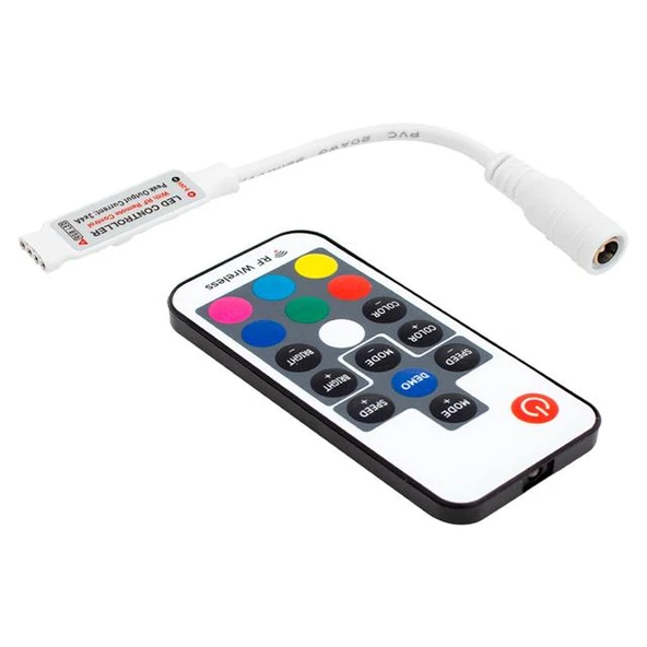 Powermaster 12 Volt RF Küçük Modüllü Uzak Mesafe Algılamalı Led Kontrol Cihazı - 7