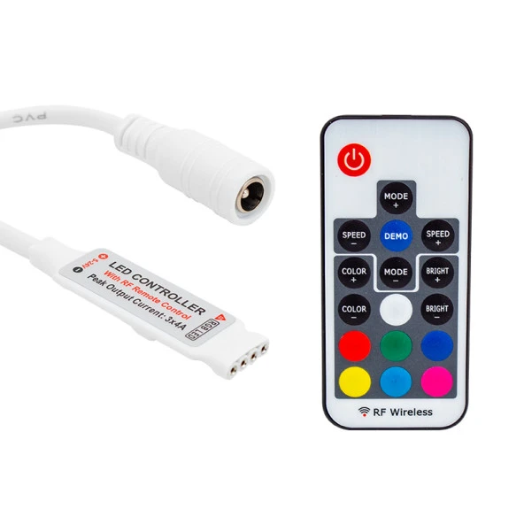 Powermaster 12 Volt RF Küçük Modüllü Uzak Mesafe Algılamalı Led Kontrol Cihazı - 2