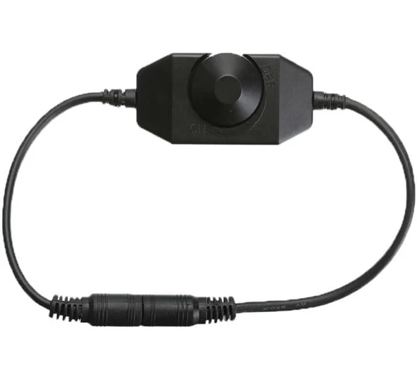 Powermaster DC12V-DC24V 2A Tek Renkli Şerit Led Dimmer Işık Şiddeti Kontrolü - 9