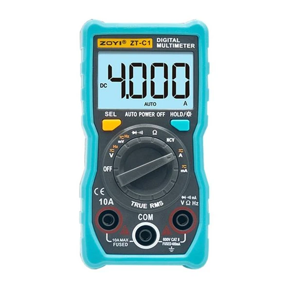 Zoyi ZT-C1 Dijital Multimetre Ölçü Aleti - 4