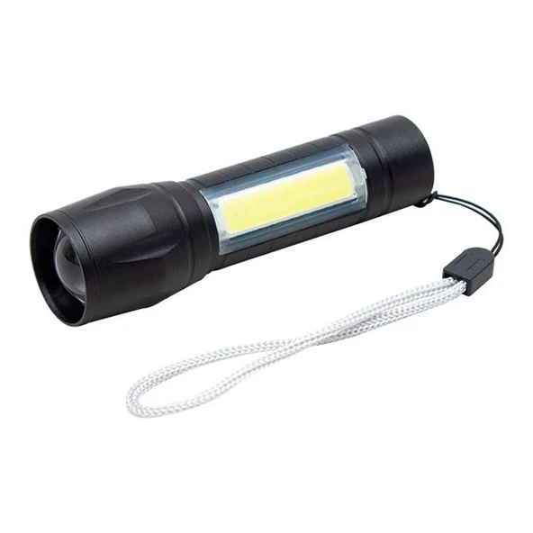 Powermaster PM-4525 Metal Flashlight Power Ledli Şarjlı El Feneri - 4