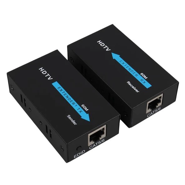 Powermaster HDMI To Cat5-Cat6 Extender 60 Metre Uzatıcı  PM-18232 - Resim 7