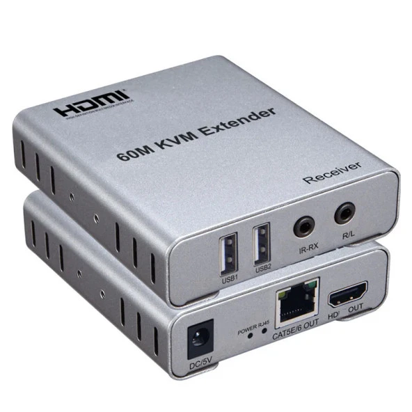 POWERMASTER HDMI KVM EXTENDER 60M - 1