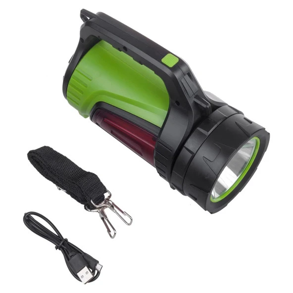 Powermaster Şarjlı Ledli Uzun Menzilli Kamp Tipi Işıldak Fener  JS-881B - 3