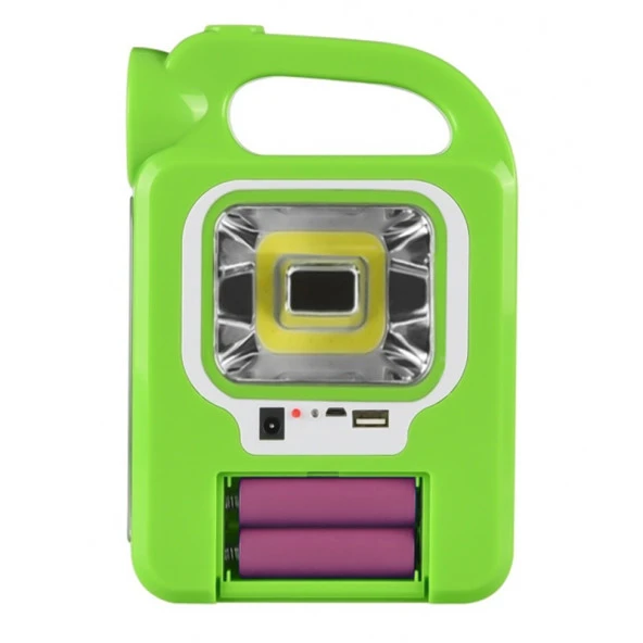 Powermaster HB-6399B Solar Tamirci Balıkçı Çalışma Lambası Uzatma Ampul Dahil (Powerbank Özellikli) - 3