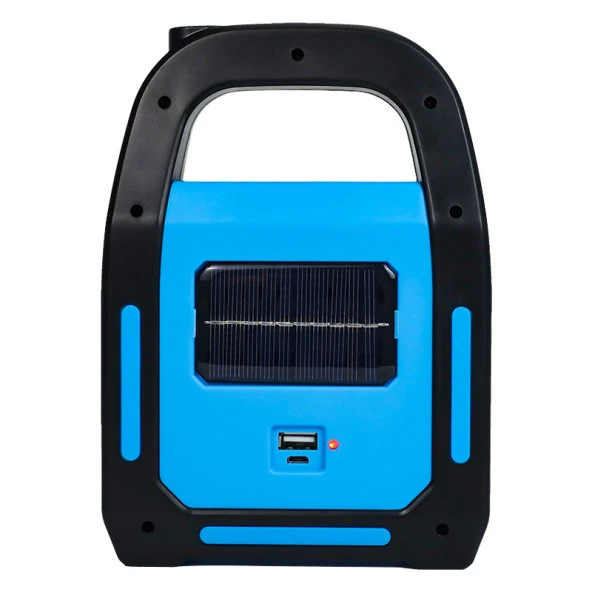 POWERMASTER HB-9707A-2 3 KADEMELİ USB ÇIKIŞLI ŞARJ EDİLEBİLİR SOLAR LAMBA - 2