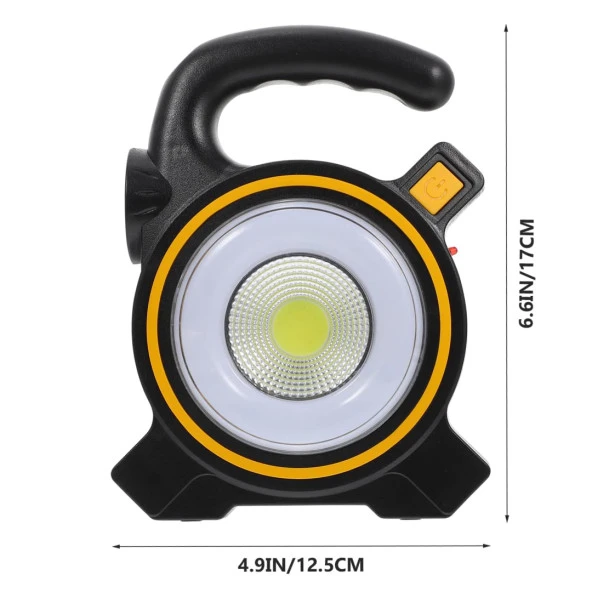 Powermaster JY-819A COB Ve Angel LED'li 3 Modlu Solar + Usb Şarjlı Çalışma Lambası - 2