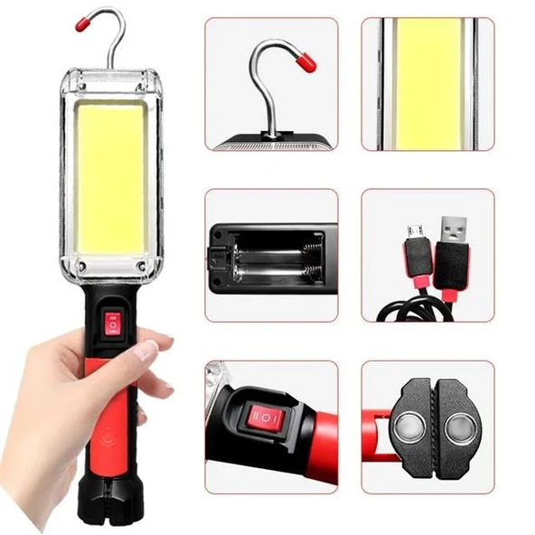 Powermaster ZJ-8859 20 Watt COB Ledli Çalışma Lambası - 5