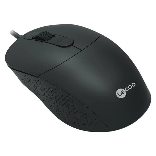 Lenovo Lecoo MS102 800/1200/1600 DPI 4 Tuşlu USB Kablolu Optik Mouse - 3