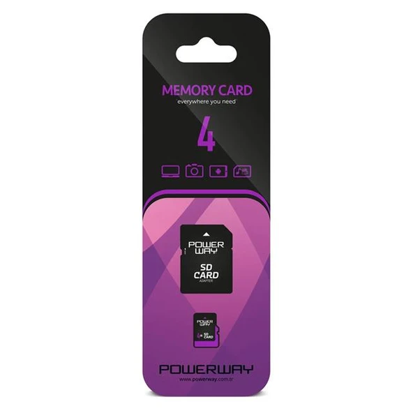 Powerway PWR-4 Micro 4GB Micro SD Hafıza Kartı - 2