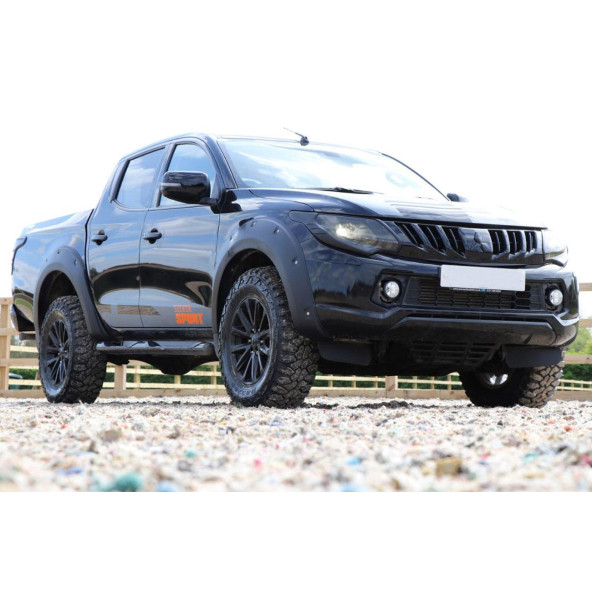 Far çerçevesi Siyah Mitsubishi L200 2015+2019 uyumlu - 4
