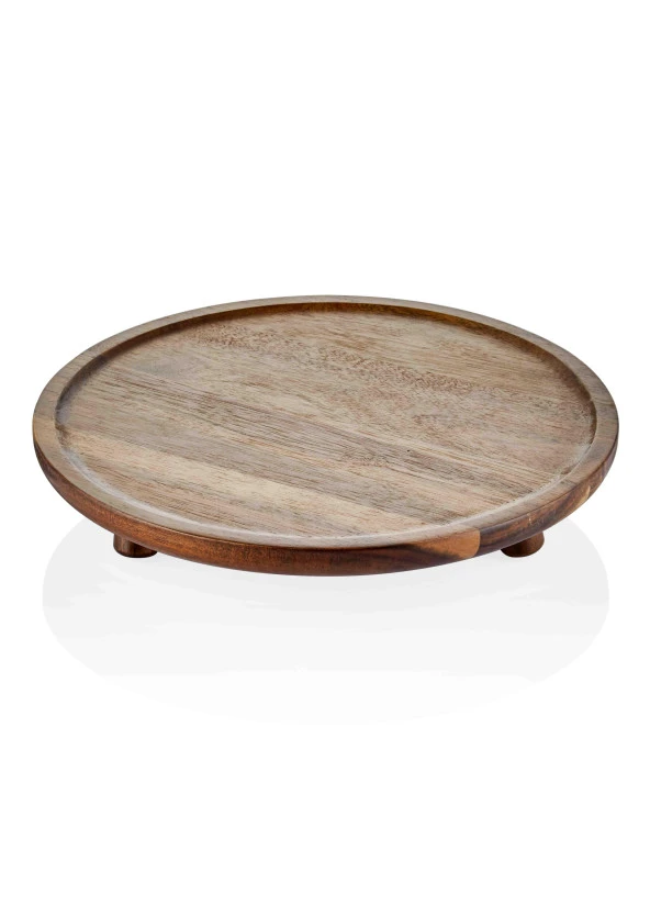The Mia Natura Akasya Ayaklı Servis 32 cm ürün görseli 1