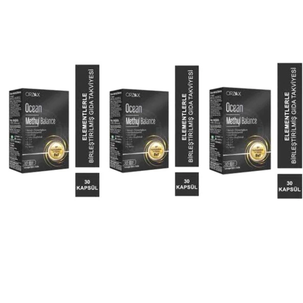 Ocean Methyl Balance 30 Kapsül 3 Kutu ürün görseli